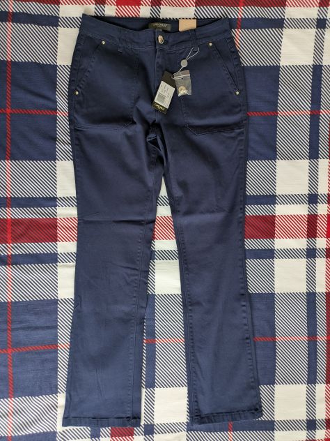 DONNA Pantalone Camomilla 46 blu marino - Foto 2