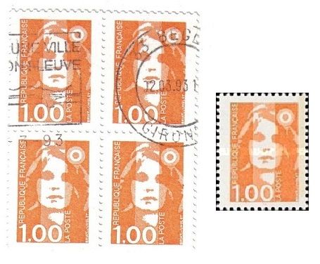 A120 - RARA VARITA' DI FRANCOBOLLI FRANCESI