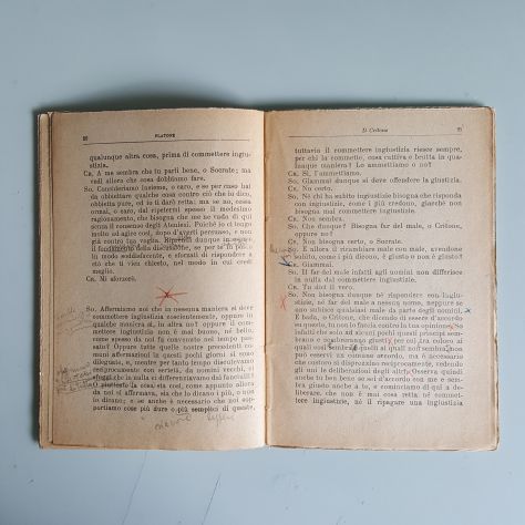 Il Critone - Platone - Signorelli Editore - Biblioteca di letteratura - 1948 - Foto 2