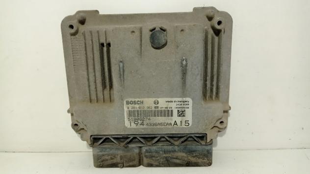 CENTRALINA MOTORE FIAT Croma 2° Serie 51854280 939A2000 diesel 1910 (0507)