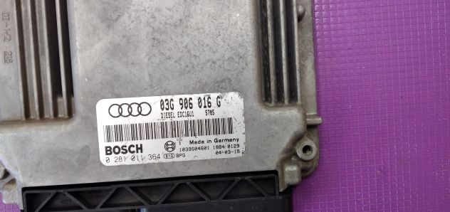 ECU EDC16U1 GOLF V AUDI A3 2.0 TDI 0281011364 03G906016G - Foto 6