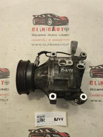 COMPRESSORE A/C TOYOTA Corolla Berlina 3° Serie 3-5P 447220-6352 247300-3140 1CDFTV diesel 1995 (0204)