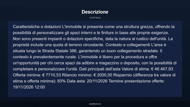 Immobile in asta di 245 m² in vendita a Lucca Sicula - Foto 4