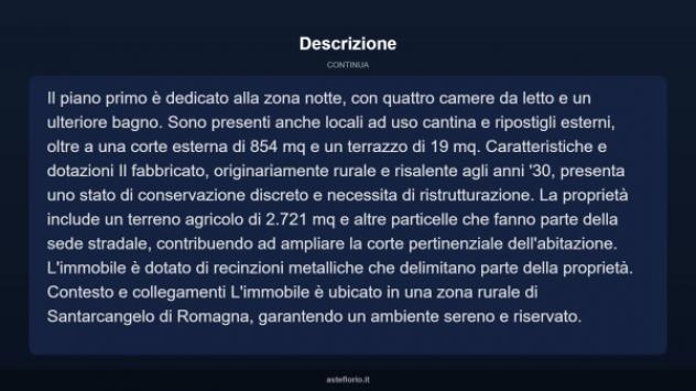 Immobile in asta di 1227 m² con più di 5 locali in vendita a Santarcangelo di Romagna - Foto 8