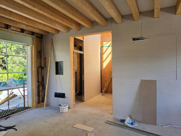 CINQUALE, vendesi in esclusiva di vendita 2 villette indipendenti e affiancate di nuova costruzione (bioedilizia) con giardino, terrazza e solarium: s - Foto 6
