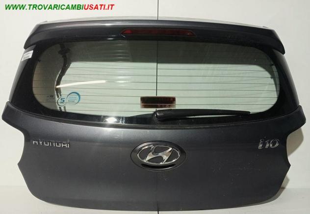 PORTELLO POST. GRIGIO SCURO MET CON MOT 999-U1308762 Carrozzeria  Lamierati esterni  Portello  Portello post. HYUNDAI - i 10 - 01-12-2013 -