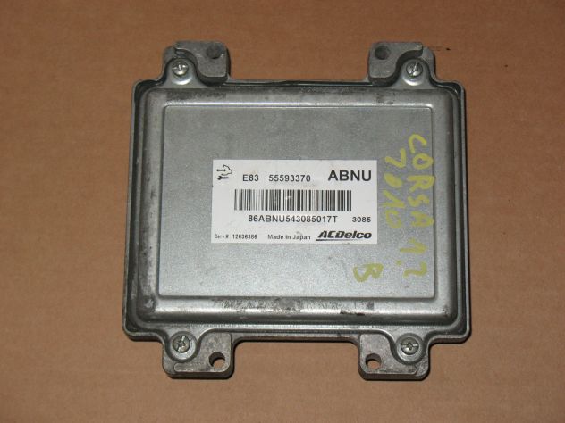 55593370 ABNU ECU CENTRALINA OPEL CORSA D E83 A12XER 55593370ABNU 12636386 - Foto 3