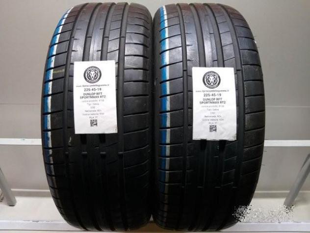 2 gomme 225 45 19 dunlop rft a8108