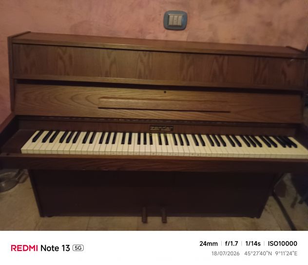 A Milano Vendo pianoforte Zender