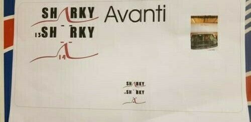 adesivi in set per camper sharky l2 2009 come in foto