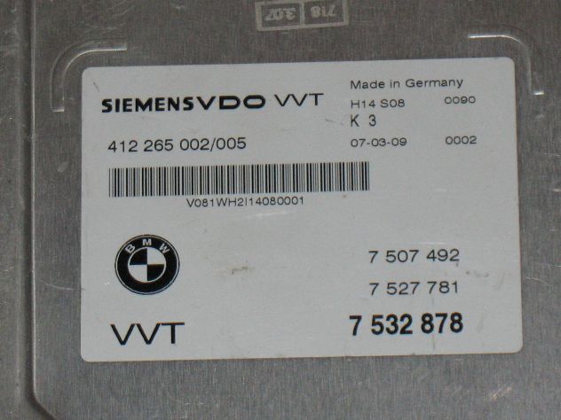41226500200 ECU BMW VVT X3 X5 3.0 41226500200 7507492 7527781 7532878 - Foto 2
