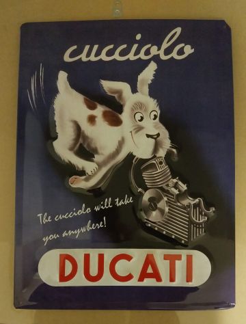 CUCCIOLO DUCATI INSEGNA