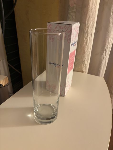 VASO PER FIORI NUOVO CONFEZIONATO IN VETRO TRASPARENTE MARCA PASABAHCE BY ACQUA - Foto 5