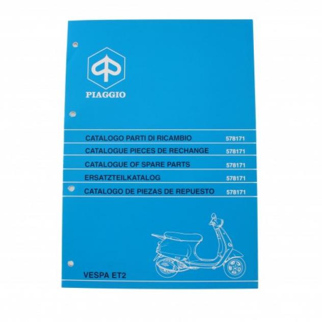 Catalogo parti di ricambio Piaggio Vespa ET2