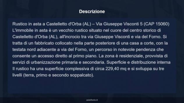 Immobile in asta di 229 m² in vendita a Castelletto d'Orba - Foto 14