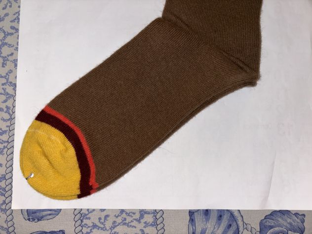 CALZE NUOVE DA UOMO IN LANA FIRMATE ORIGINALI PAUL SMITH,MADE IN ITALY - Foto 10