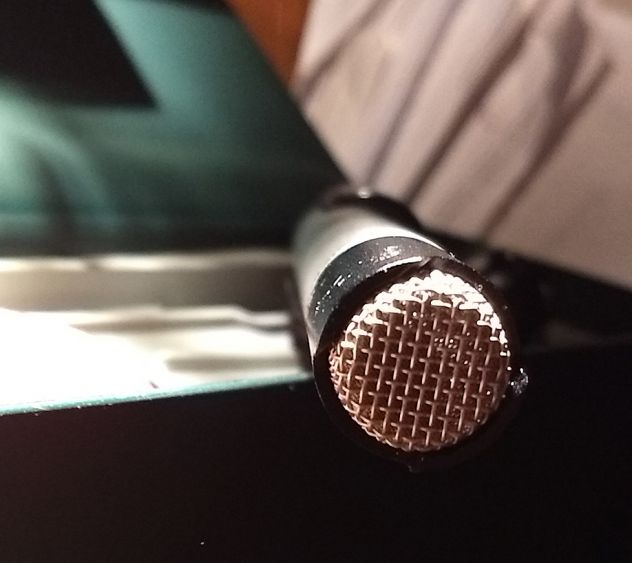 National WM-600 electret mic. 600 ohm NOS - Foto 3