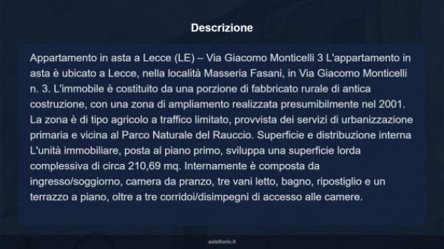 Immobile in asta di 210 m² con più di 5 locali in vendita a Lecce - Foto 13