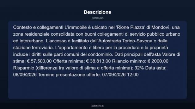 Immobile in asta di 80 m² in vendita a Mondovì - Foto 13