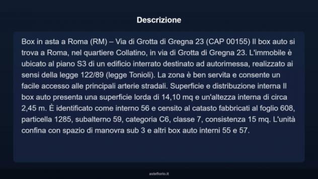 Immobile in asta di 14 m² in vendita a Roma - Foto 4
