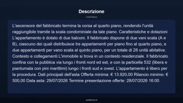 Immobile in asta di 93 m² in vendita a Portoscuso - Foto 17
