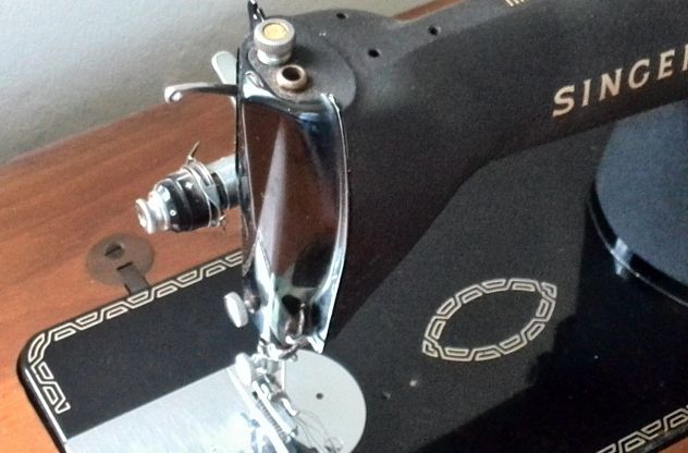 Macchina da cucire vintage Originale Singer - Foto 6