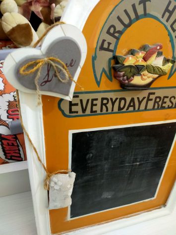 Lavagnetta shabby chic dipinta a mano - Foto 2