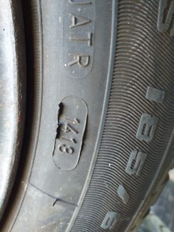 Cerchio in ferro 14 VW Polo Scoda Fabia gomma 185 60 R14 - Foto 2