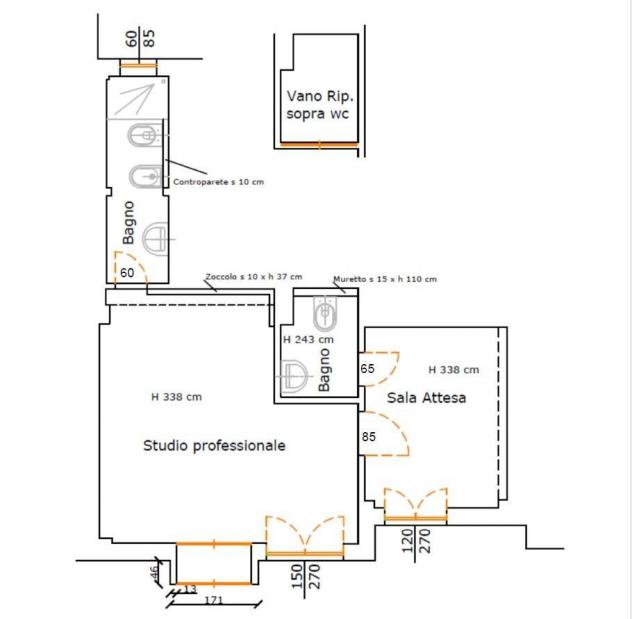 ufficio in affitto a Pisa in zona Pratale / Don Bosco