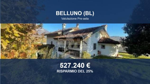 Immobile in asta di 500 m² con più di 5 locali e box auto in vendita a Belluno
