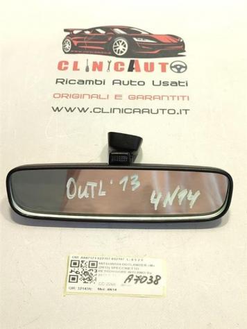 SPECCHIETTO RETROVISORE INTERNO MITSUBISHI Outlander Serie (GF0) (12-) A047171 022197 012197 4N14 (12)