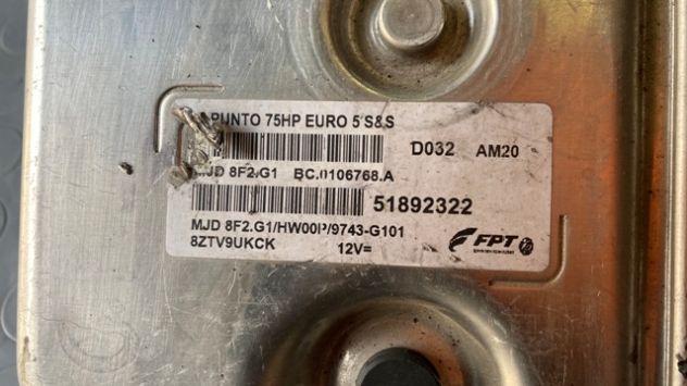 Centralina motore Fiat Punto Evo 1.3 M.Jet del 2012 (51892322) - Foto 3