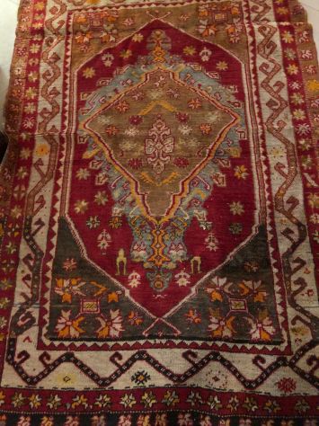 Antico stupendo tappeto orientale dell’800