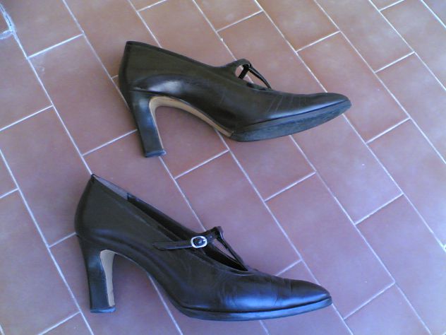 Scarpe da donna decolletè color testa di moro - Foto 6