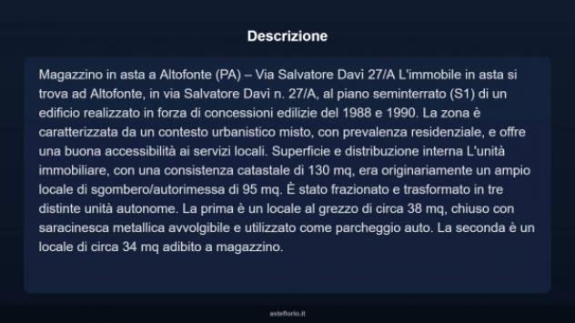 Immobile in asta di 130 m² in vendita a Altofonte - Foto 3
