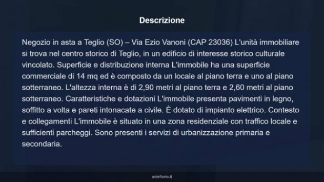 Immobile in asta di 14 m² in vendita a Teglio - Foto 6