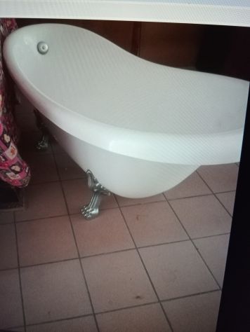 Vasca da bagno stile classico decò in ghisa - Foto 6