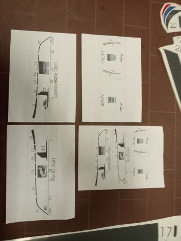 Adesivi per camper motorhome itineo sb 740 in set completo come foto