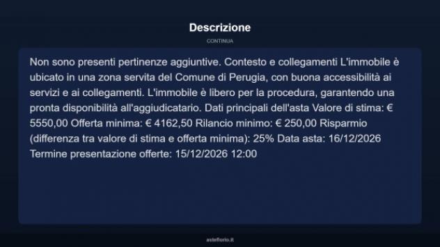 Immobile in asta di 20 m² in vendita a Perugia - Foto 8