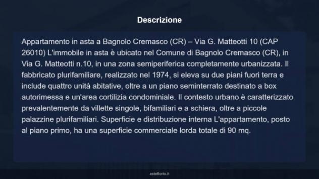 Immobile in asta di 90 m², box auto in vendita a Bagnolo Cremasco - Foto 10