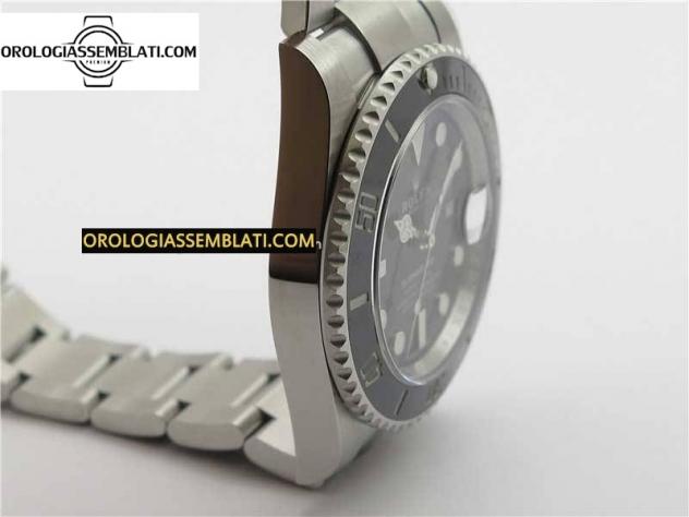 Rolex Replica SUBMARINER 116610 LN CERAMICA NERA 1:1 BEST EDITION CASSA E BRACCIALE IN SS 904L SA3135 V11 - Foto 6