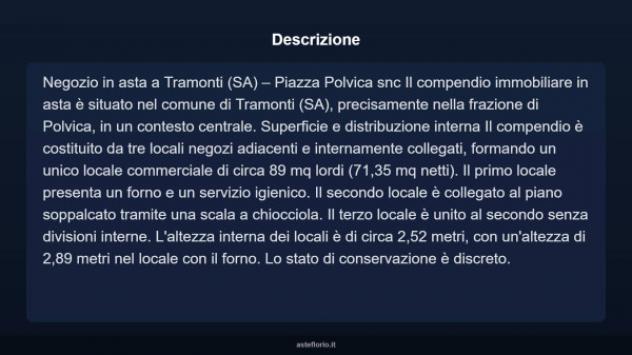 Immobile in asta di 89 m² in vendita a Tramonti - Foto 9