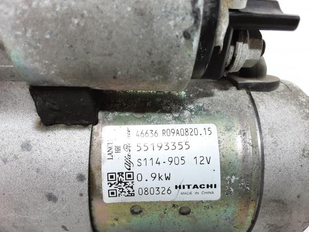 MOTORINO D' AVVIAMENTO FIAT 500 Serie 55193355 169 A4.000 Benzina 1200 (0714) - Foto 5