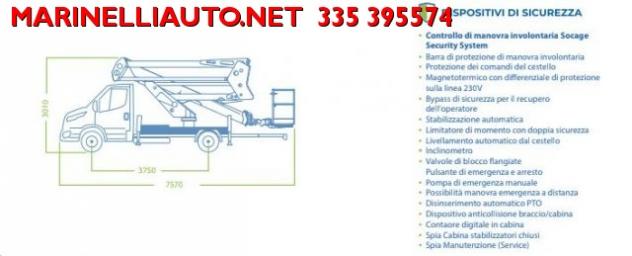 IVECO Daily PIATTAFORMA AEREA SOCAGE 24 M. INDUSTRIA 4.0 rif. 21880176 - Foto 3