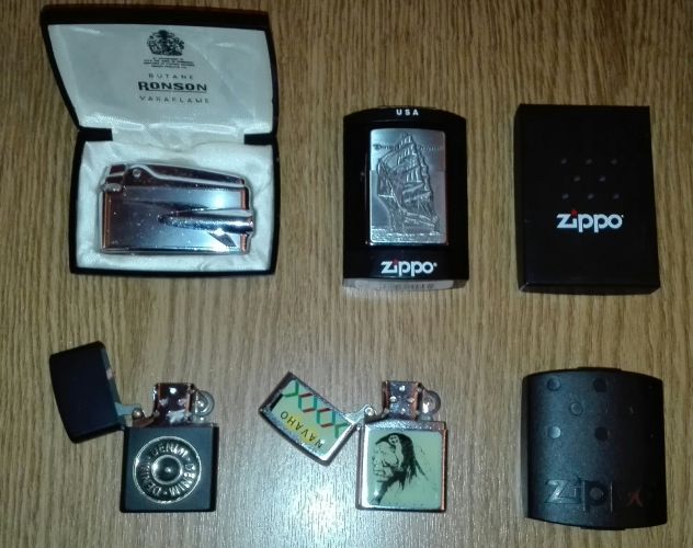 Accendino Accendini : Zippo Ronson Denim Navaho Nuovi Completi da collezione. - Foto 2