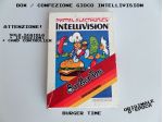 BOX originale gioco "BURGER TIME" Intellivision (bianco)