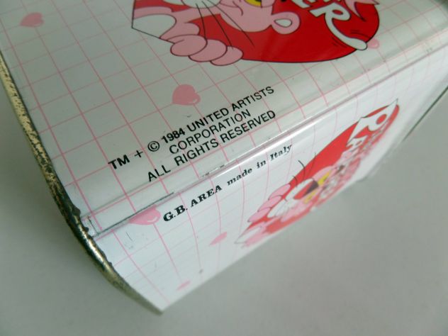 Scatola in latta Pantera Rosa (The Pink Panther) Anno 1984 ORIGINALE - Foto 5