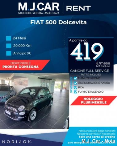 FIAT 500 1.0 Hybrid Dolcevita--PLURIMENSILE rif. 22361948