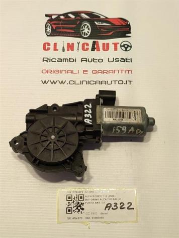 MOTORINO ALZAVETRO ANTERIORE DESTRA ALFA ROMEO 159 Berlina Serie (939_) D2935P8 RA2266 (0511)