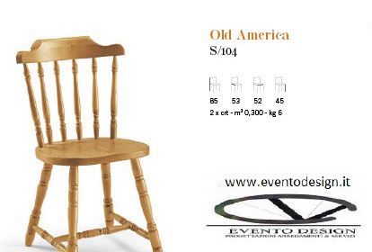 sedie old america arredi in pino massello, sedie, - Foto 2